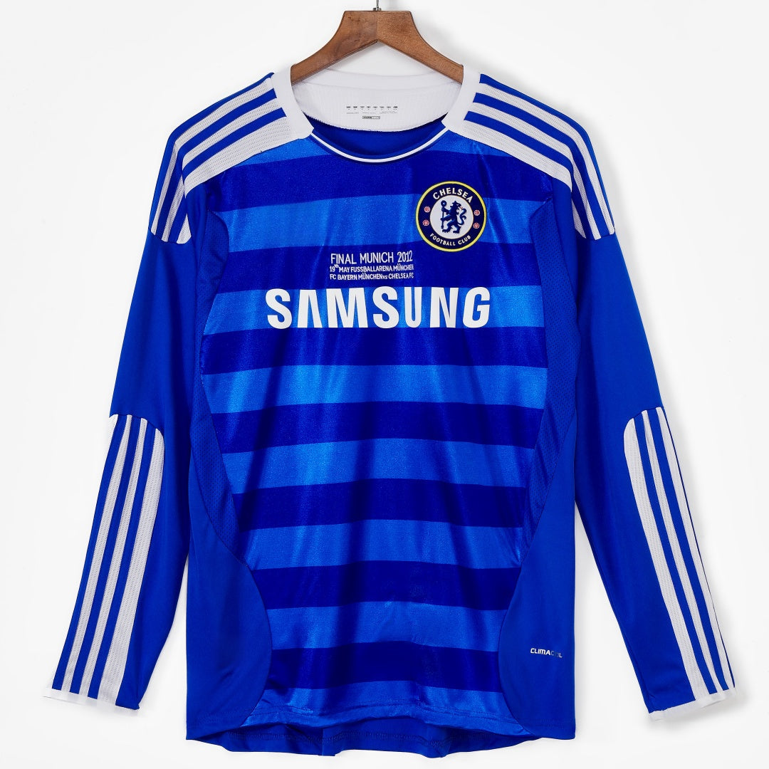 Maillot Rétro Chelsea Domicile 2011-2012 à Manches Longues