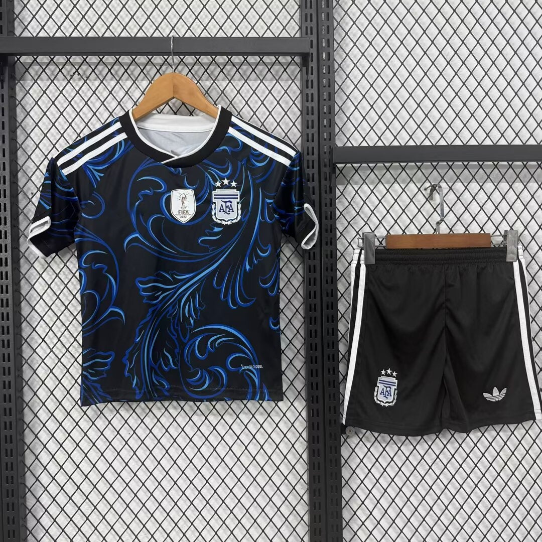 Ensemble Enfant Argentine Extérieur 2026 – Tenue Officielle de Football