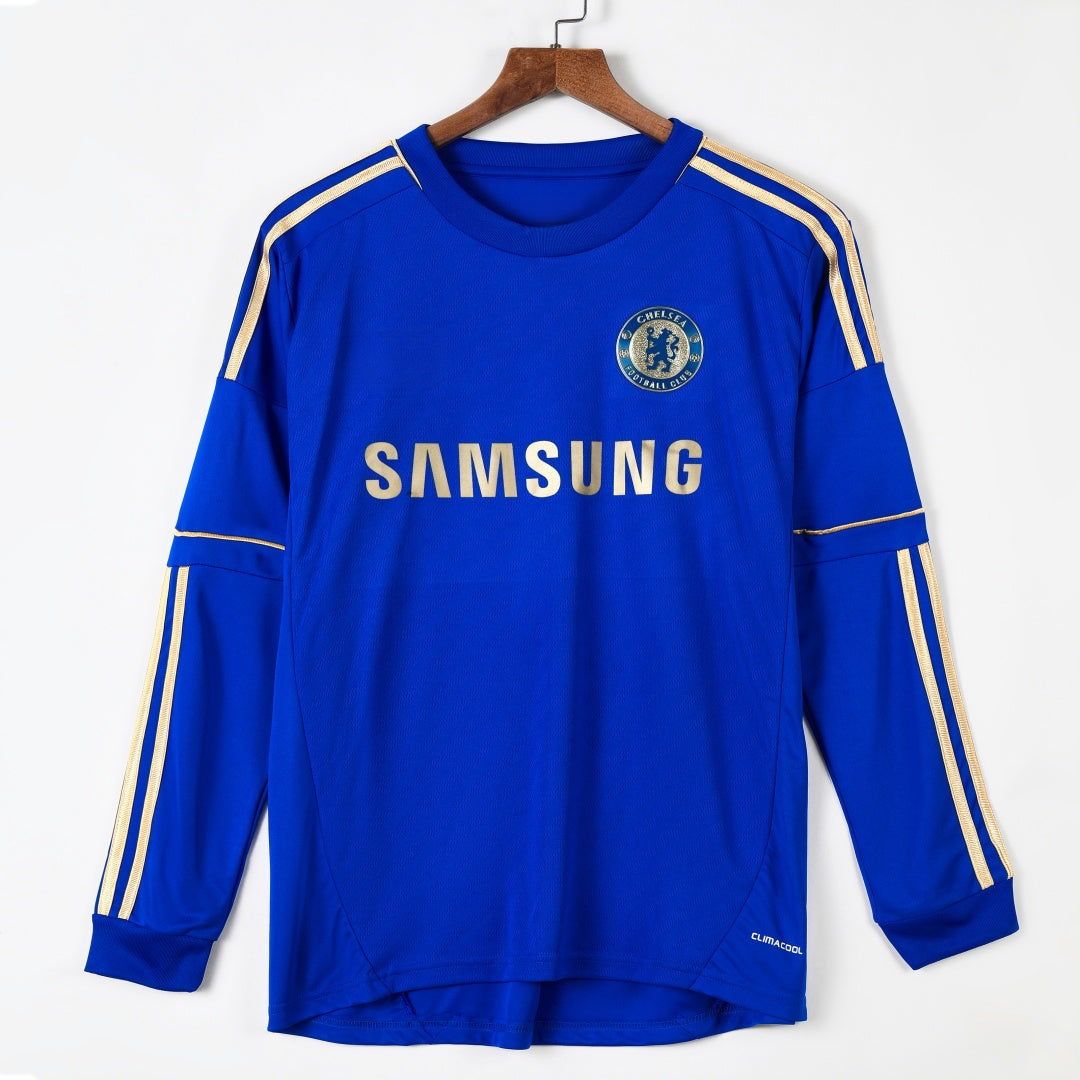 Maillot Rétro Chelsea Domicile 2012-2013 à Manches Longues
