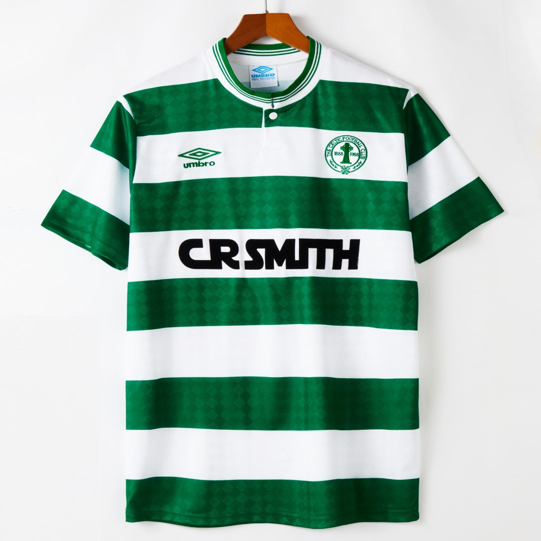 Maillot Rétro Celtic Domicile 1987-1988 – Style Authentique du Football Classique