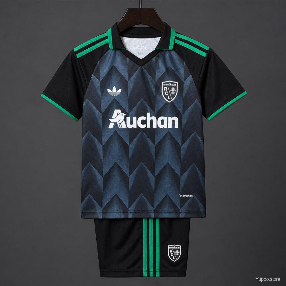 Ensemble Enfant RC Lens Extérieur 2026/27 – Noir et Vert