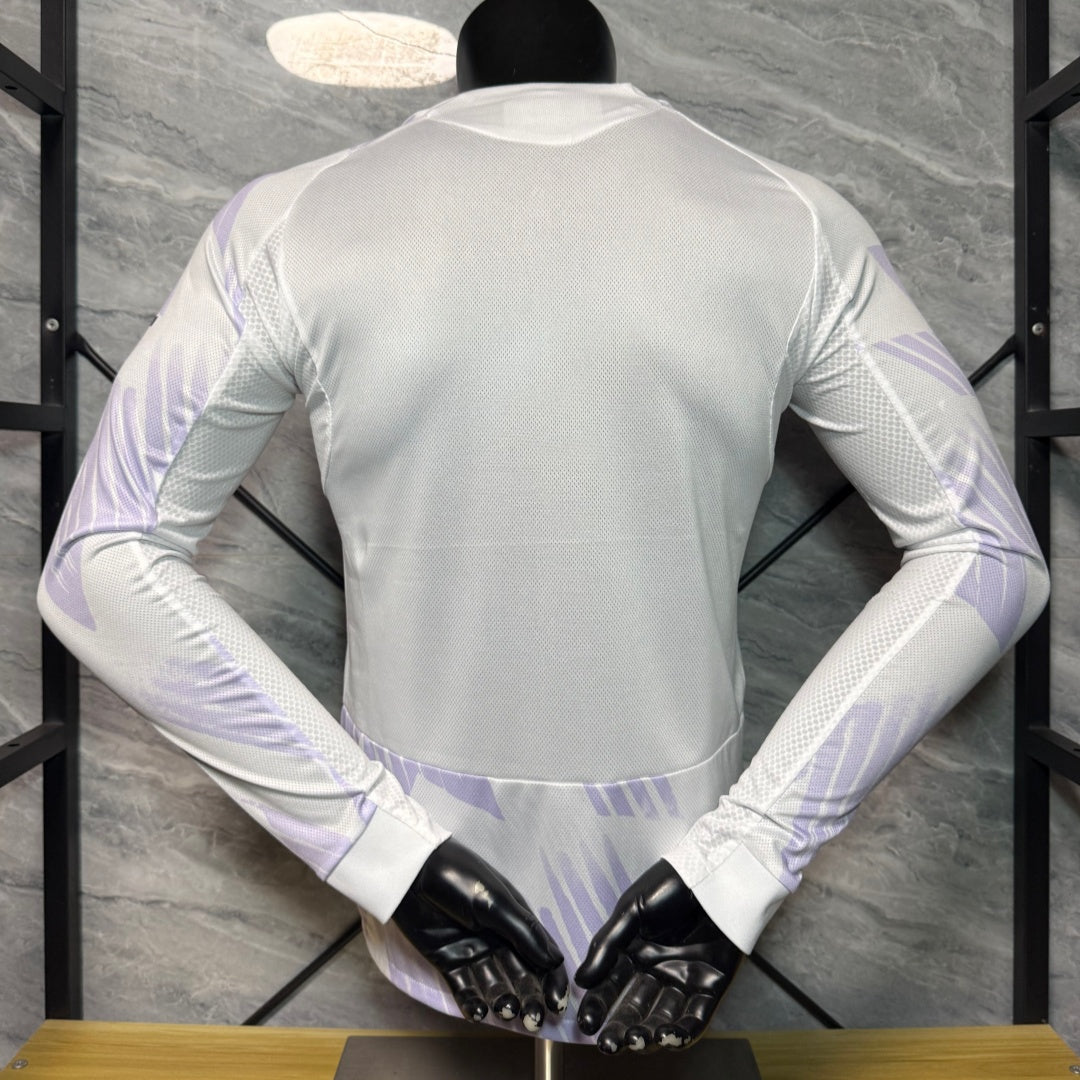 Maillot Manchester United Extérieur 2025/26 – Version Joueur à Manches Longues