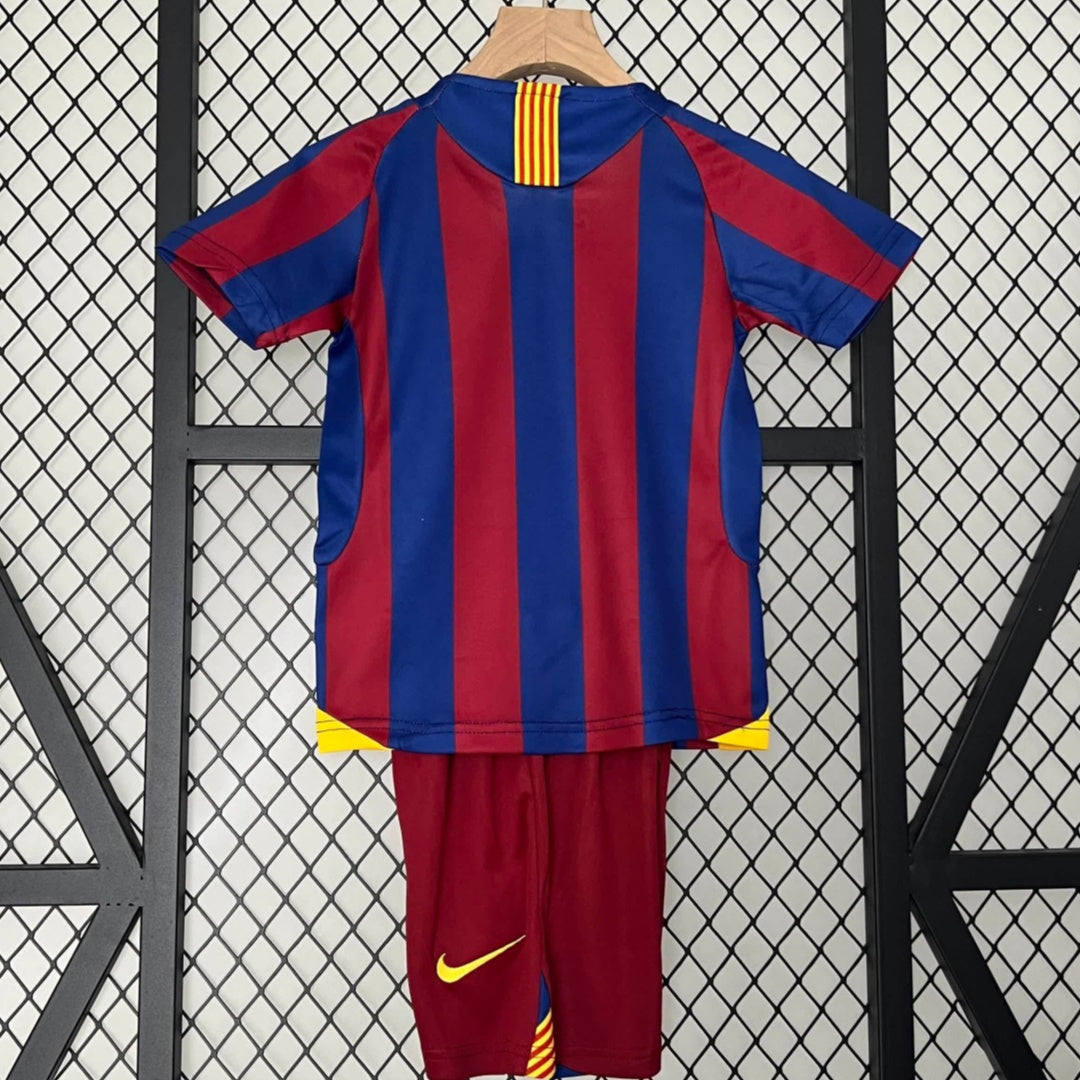 Ensemble Enfant FC Barcelone Domicile Rétro 2005-2006