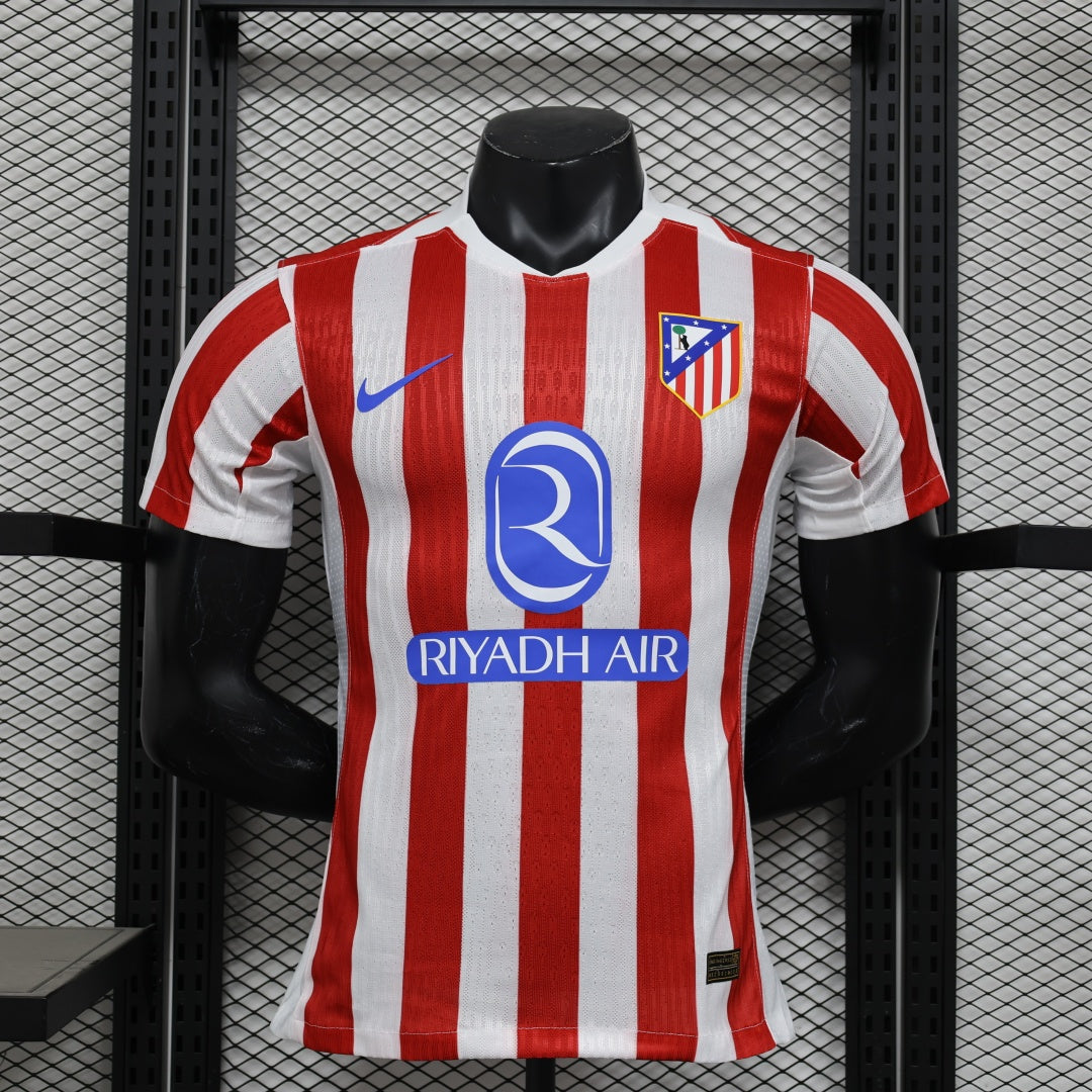 Maillot Domicile Atlético Madrid 2025/26 – Version Joueur
