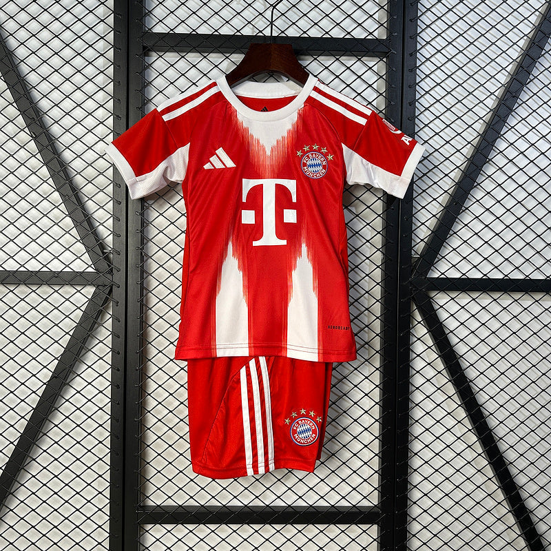 Ensemble Enfant Bayern Munich Domicile 2025/26 – Tenue Officielle de Football