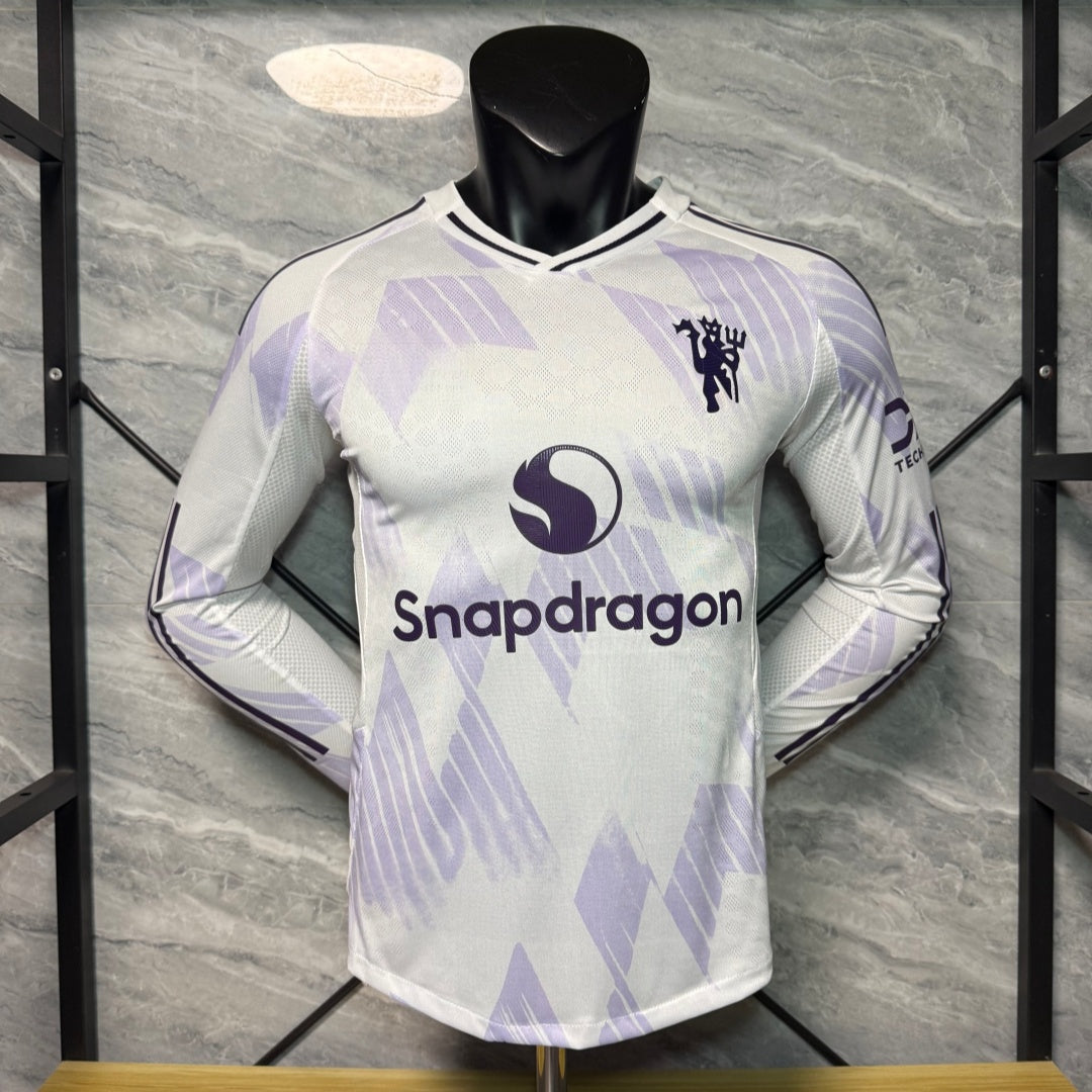 Maillot Manchester United Extérieur 2025/26 – Version Joueur à Manches Longues