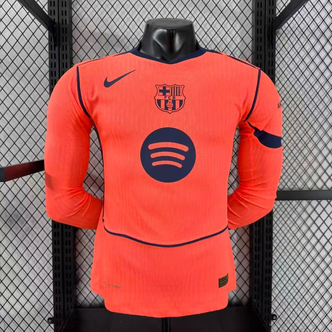 Maillot Third FC Barcelone 2025/2026 à Manches Longues – Version Joueur