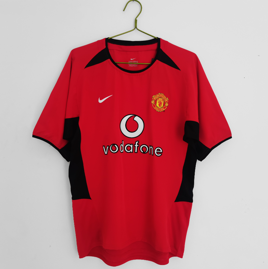 Maillot Rétro Domicile Manchester United 2002-2004