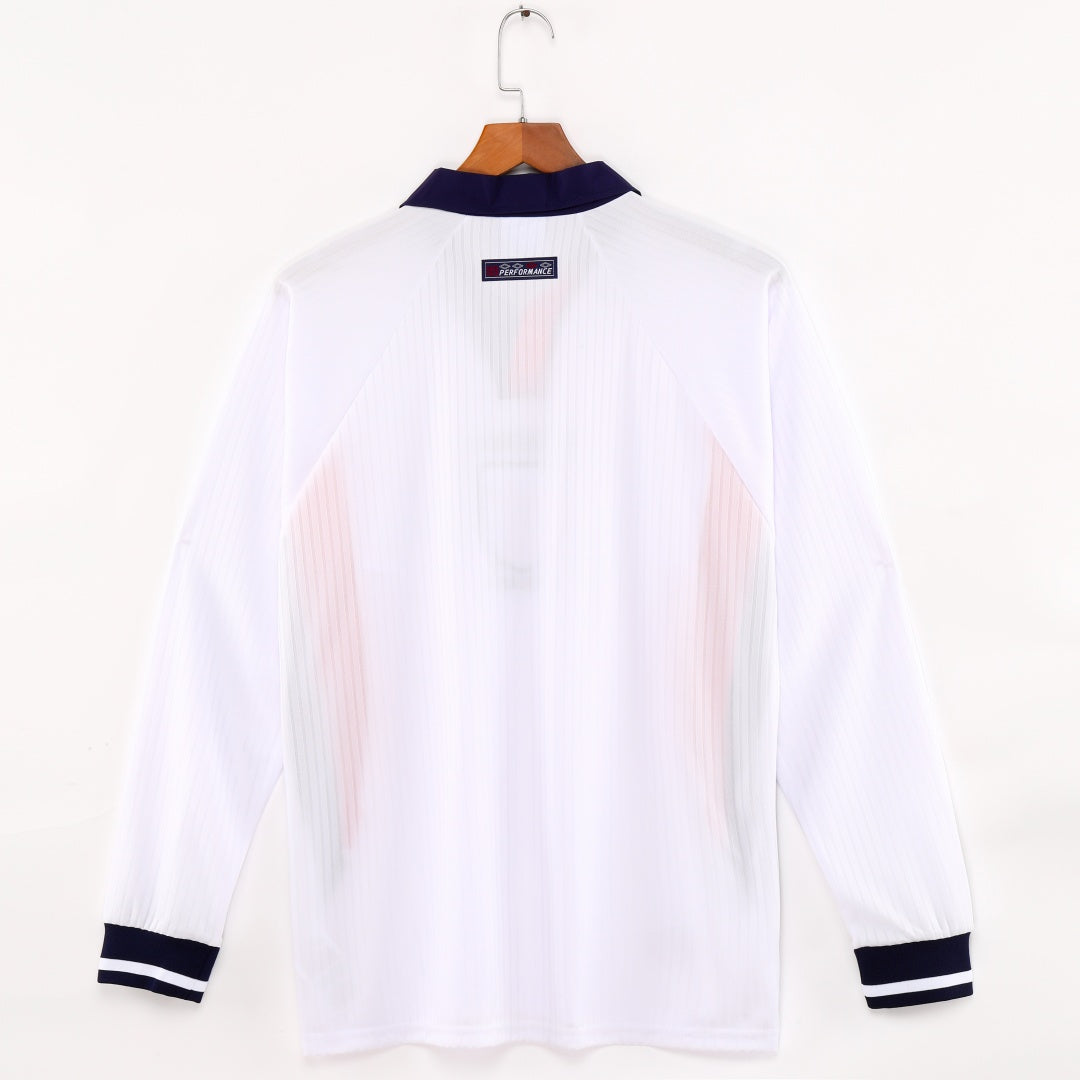 Maillot Rétro Angleterre 1998 – Domicile, Manches Longues