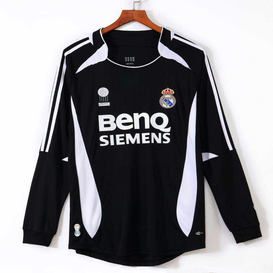 Maillot Rétro Third Real Madrid 2006-2007 à Manches Longues
