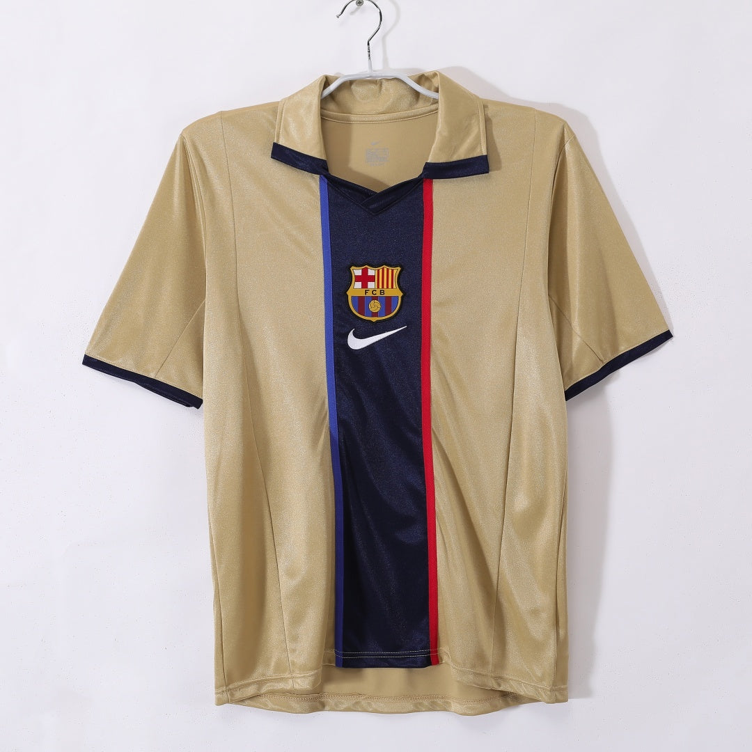 Maillot Extérieur Rétro du FC Barcelone 2001-2002