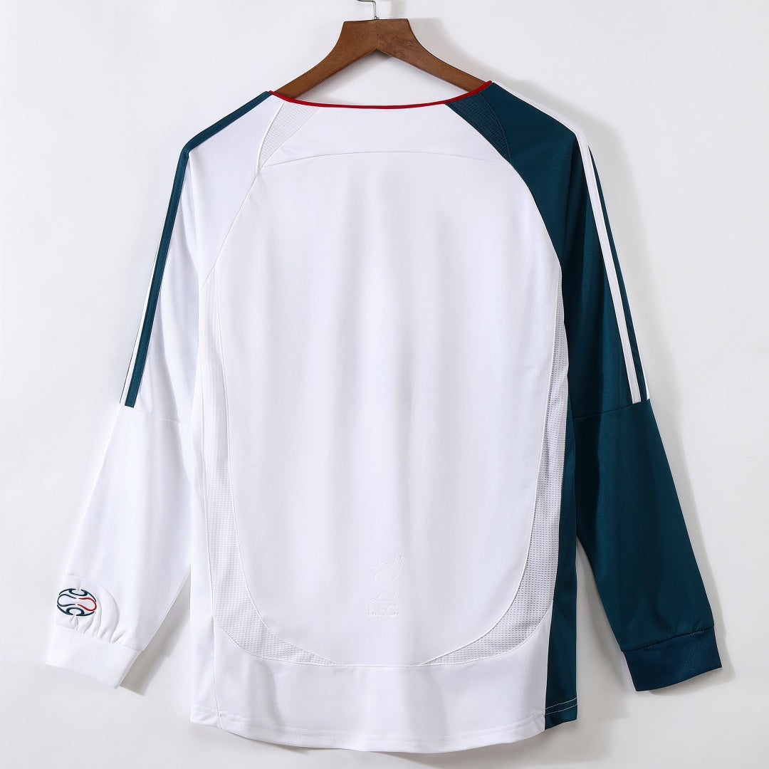Maillot Rétro Liverpool Extérieur 2006-2007 à Manches Longues