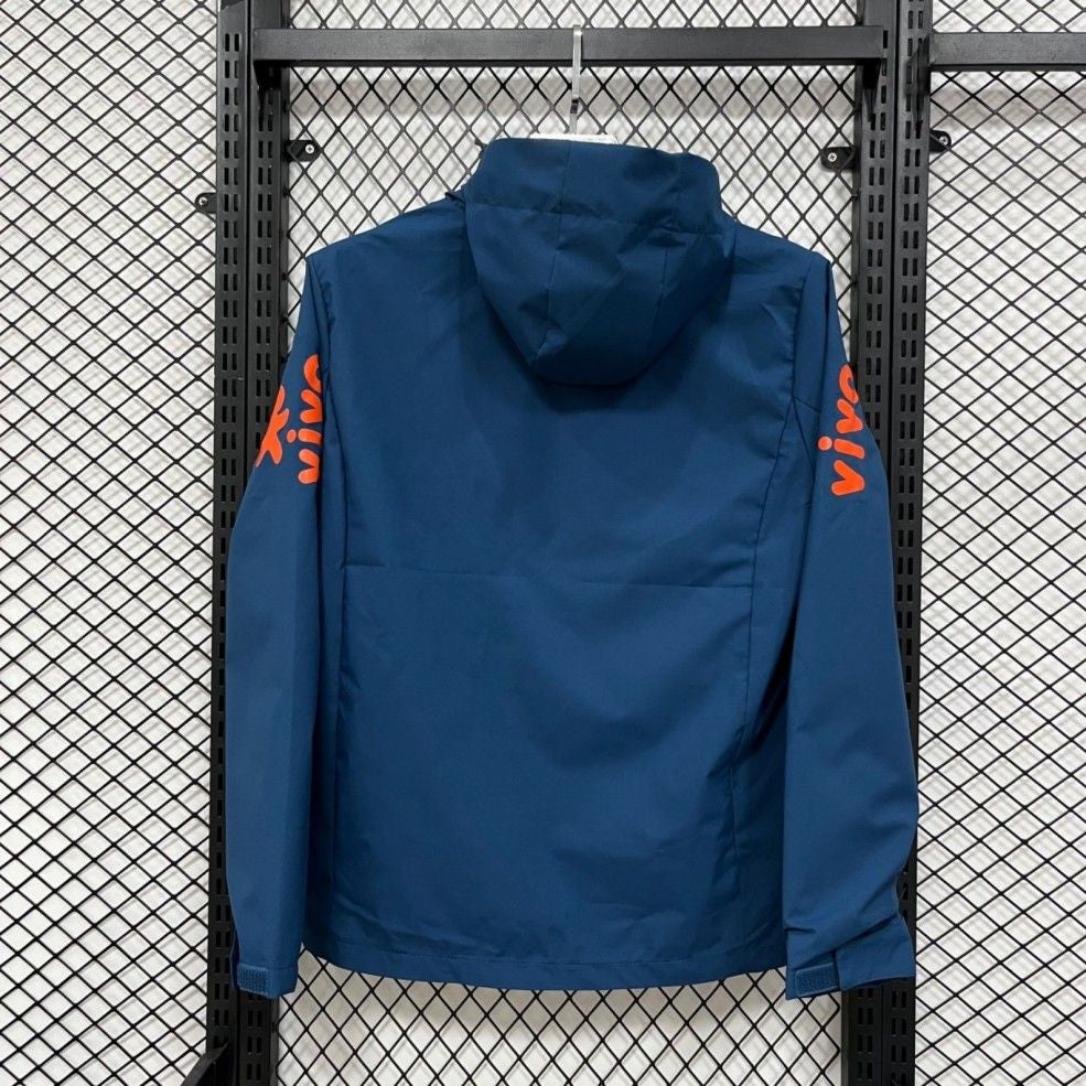 Veste coupe-vent Imperméable du Brésil - Bleu
