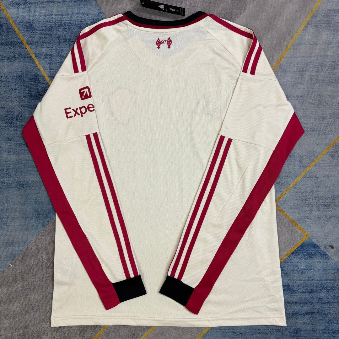Maillot Liverpool Extérieur 2025/2026 à Manches Longues