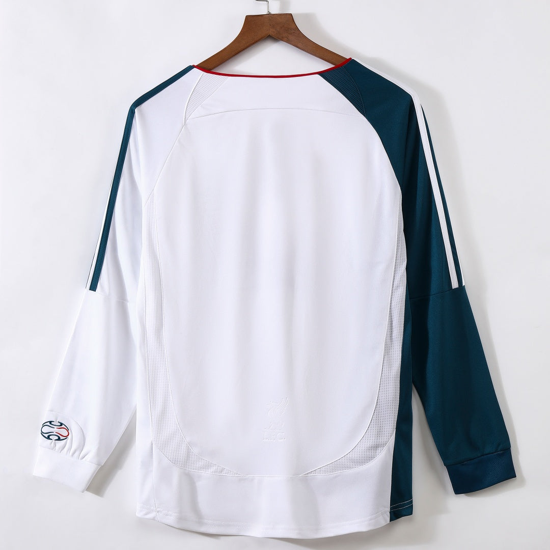 Maillot Rétro Liverpool Extérieur 2006-2007 à Manches Longues