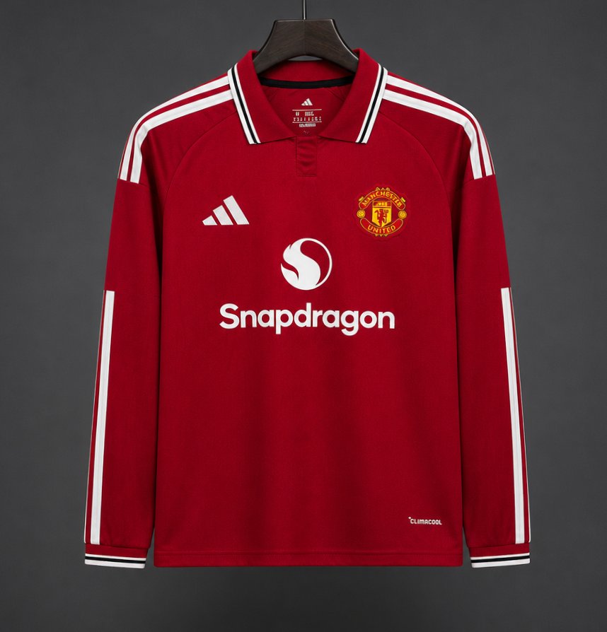 Maillot Domicile Manchester United 2026/27 à Manches Longues