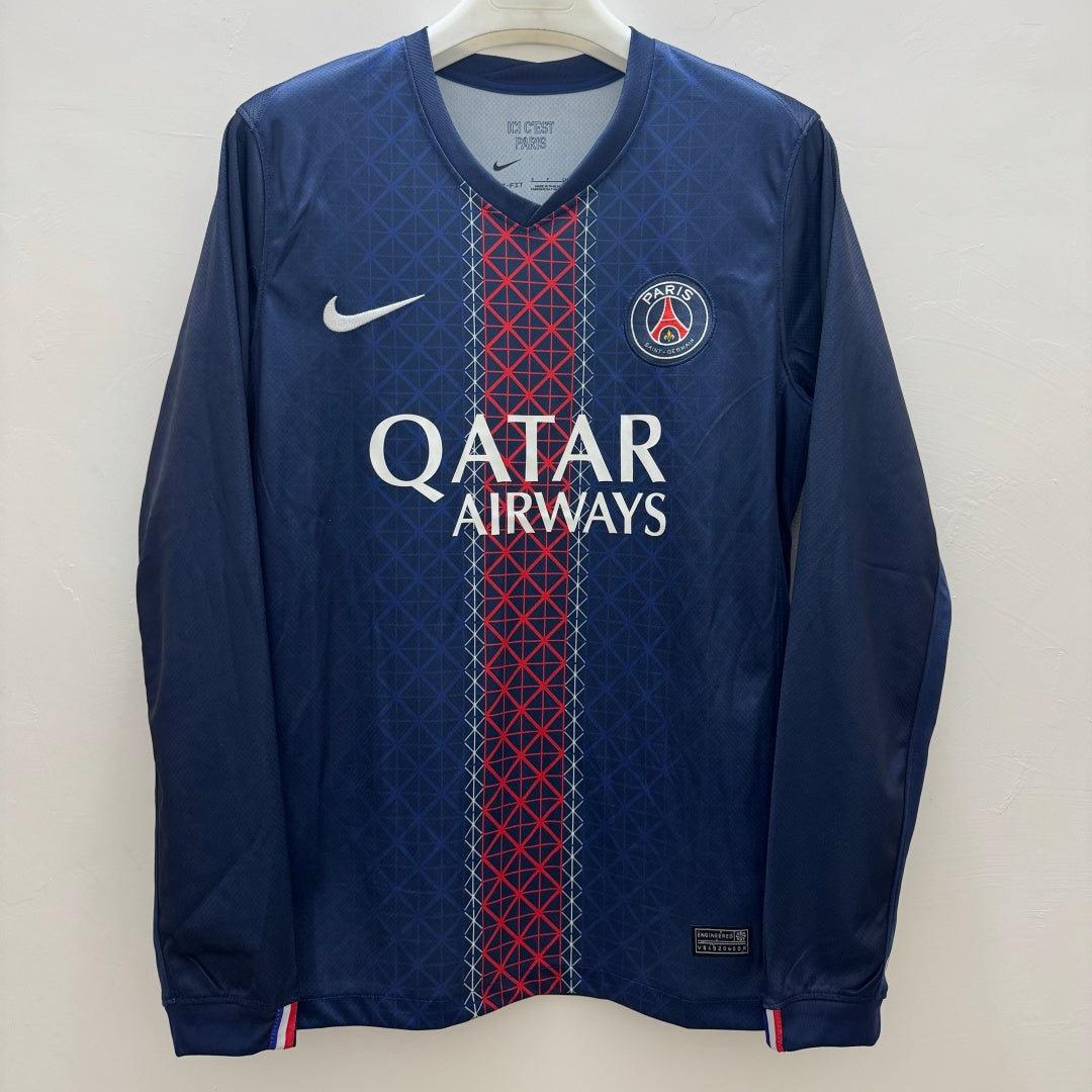 Maillot PSG Domicile 2025/26 à Manches Longues