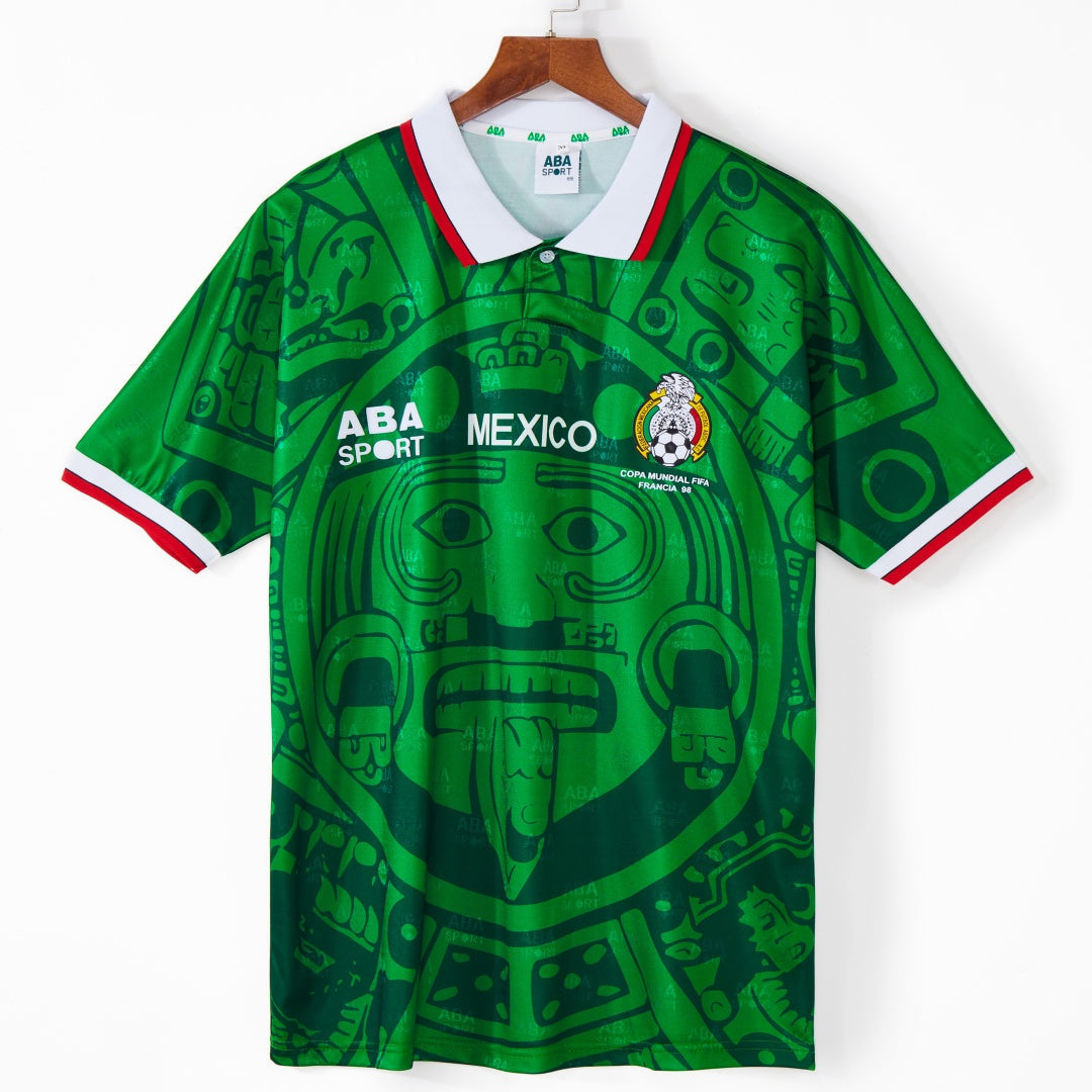 Maillot Rétro Mexique Domicile 1998 – Édition Iconique de Collection