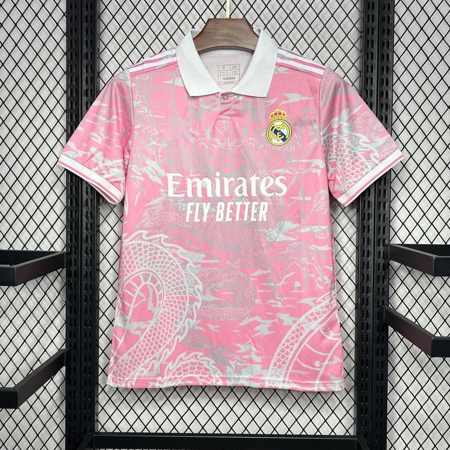 Maillot Polo Spécial Real Madrid 2025/26 – Édition Rose