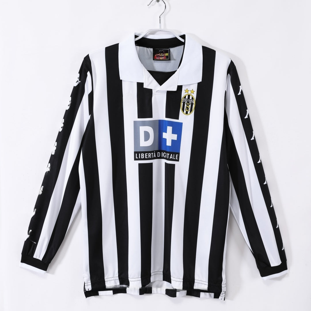 Maillot Rétro Juventus Domicile 1999-2000 à Manches Longues