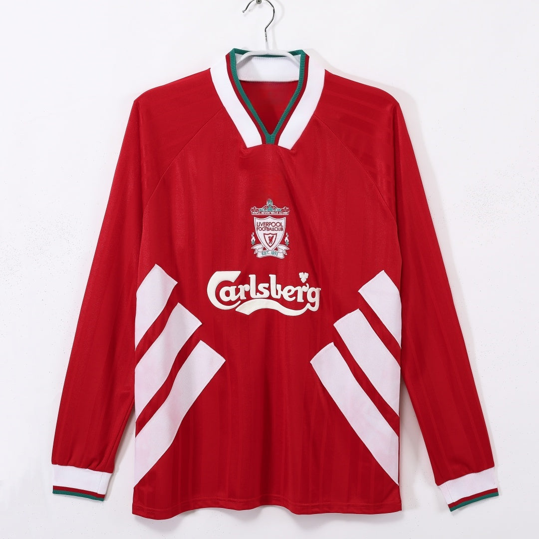 Maillot Rétro Liverpool Domicile 1993-1995 à Manches Longues
