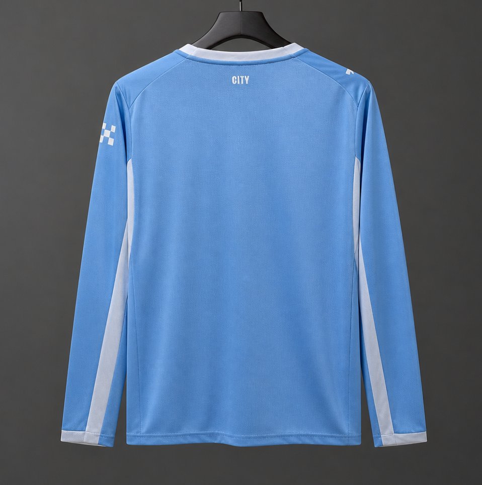 Maillot Manchester City Domicile 2026/27 à Manches Longues