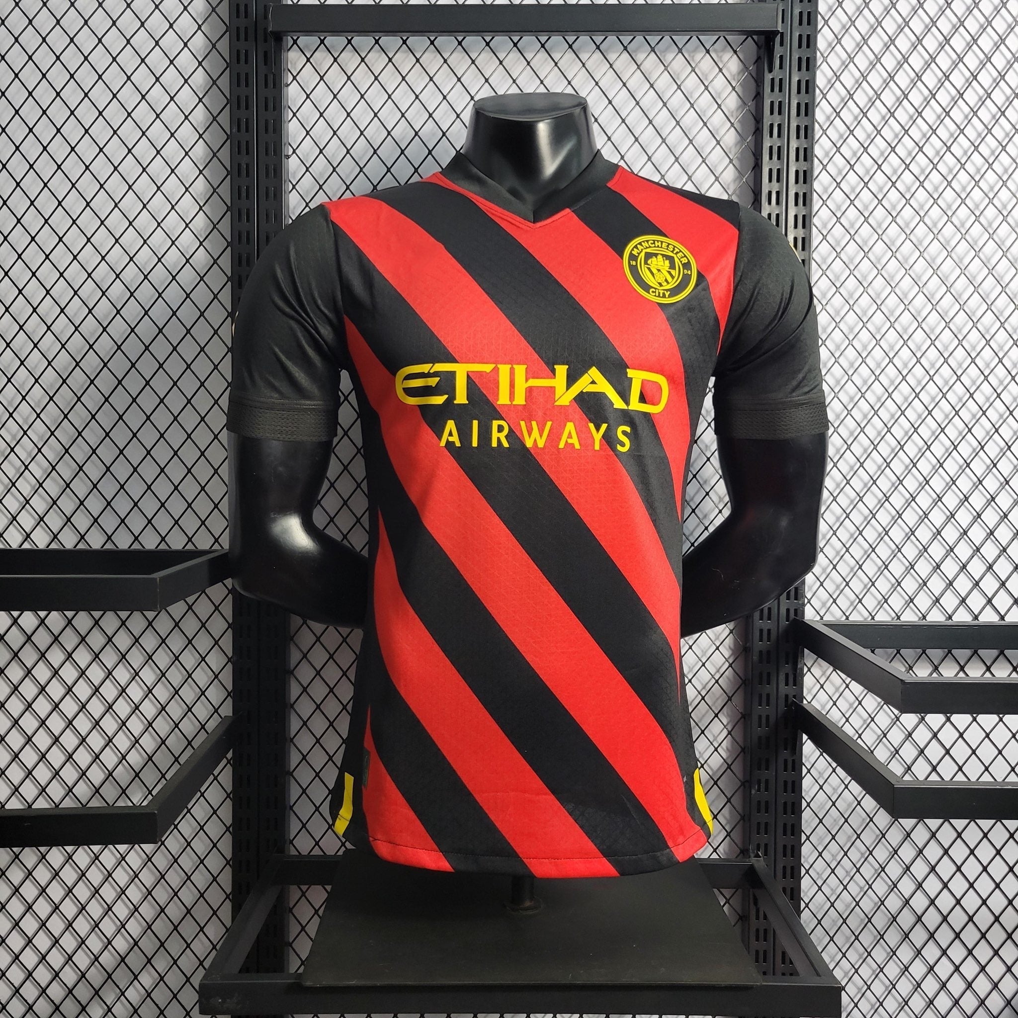 Manchester City away version Player Noir 2022 2023