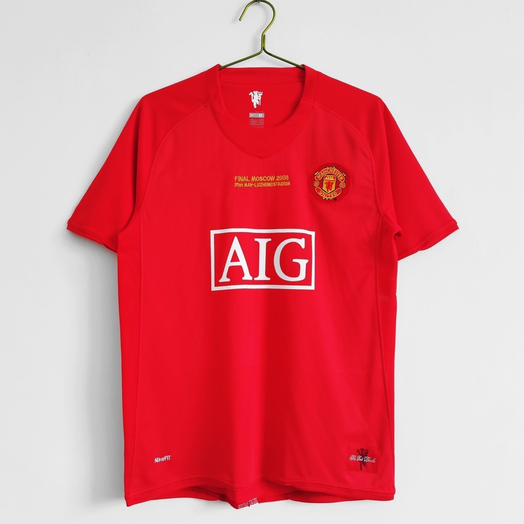 Maillot Domicile Manchester United 2007-2008 – Modèle Classique Iconique