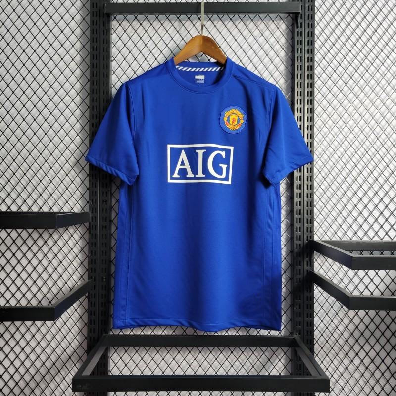 Maillot Third Rétro Manchester United 2007-2008 – Style Iconique d’Époque