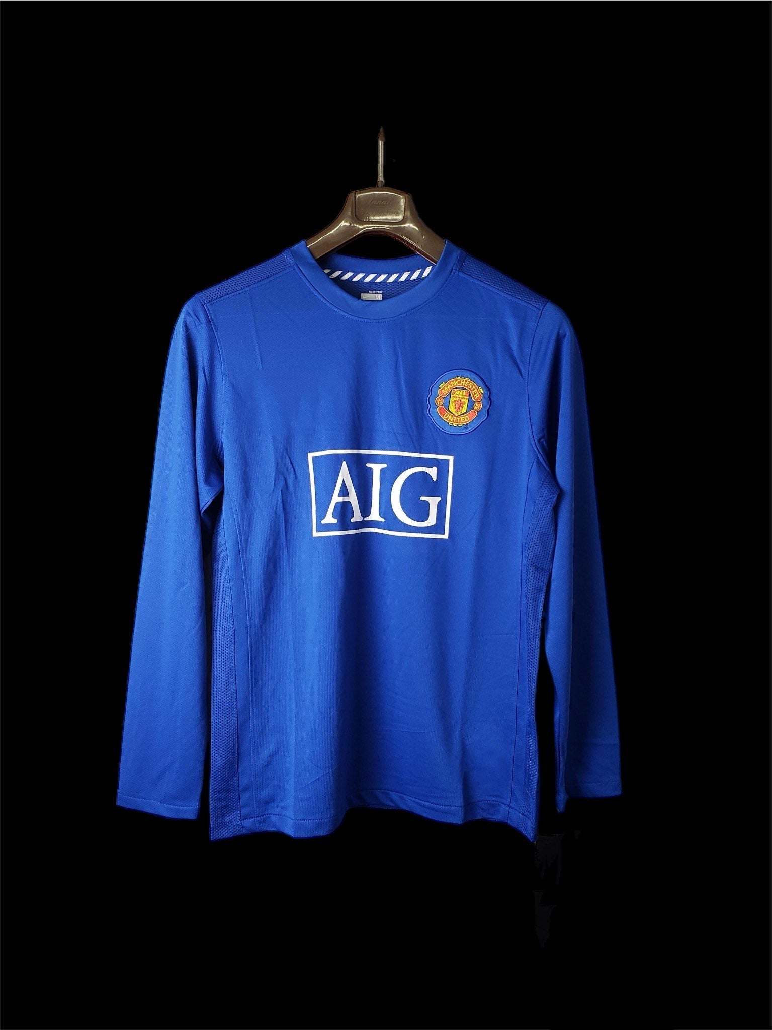 Maillot Third Rétro Manchester United 2007-2008 à Manches Longues