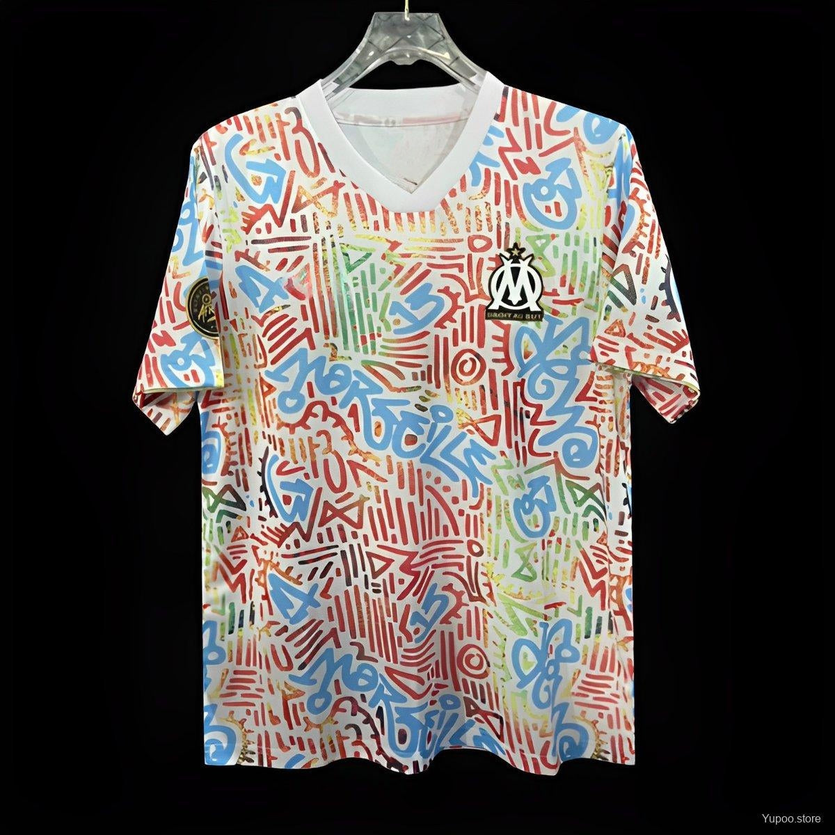 Maillot 24/25 Olympique Marseille Africa Blanc