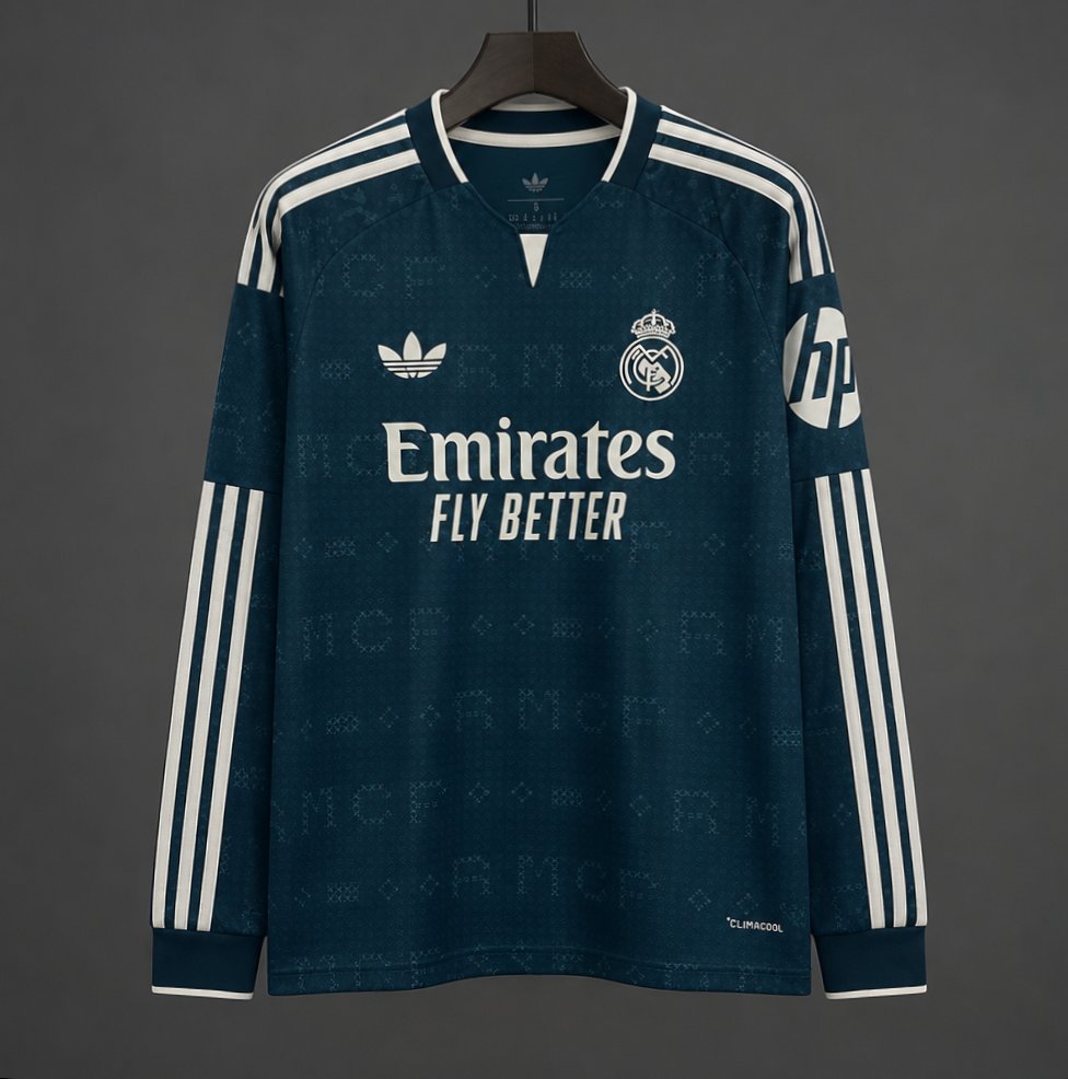 Maillot Extérieur Real Madrid 2026/27 à Manches Longues