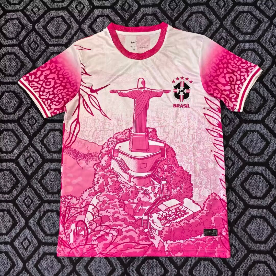 Maillot Brésil 2025/2026 – Édition Spéciale Rose A