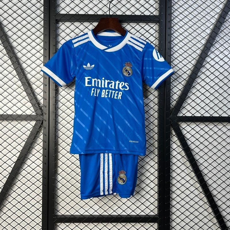 Ensemble Enfant Real Madrid Third 25/26 – Maillot et Short de Football