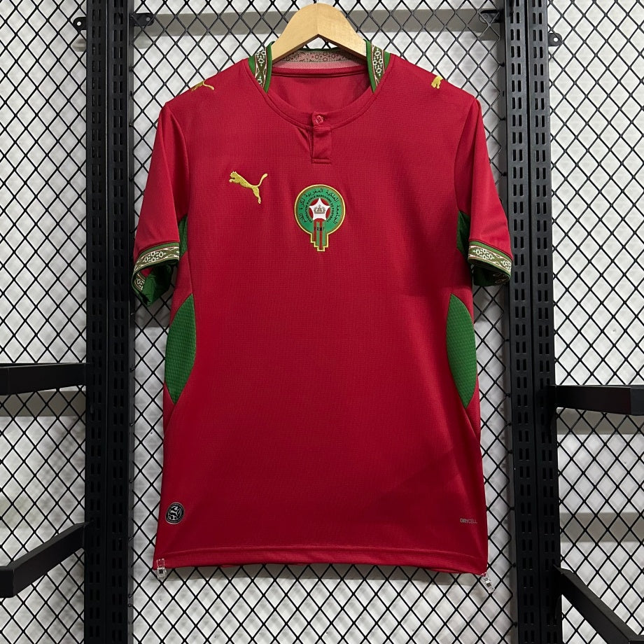 Maillot Maroc Domicile 2025/26 – Édition Officielle de l’Équipe Nationale