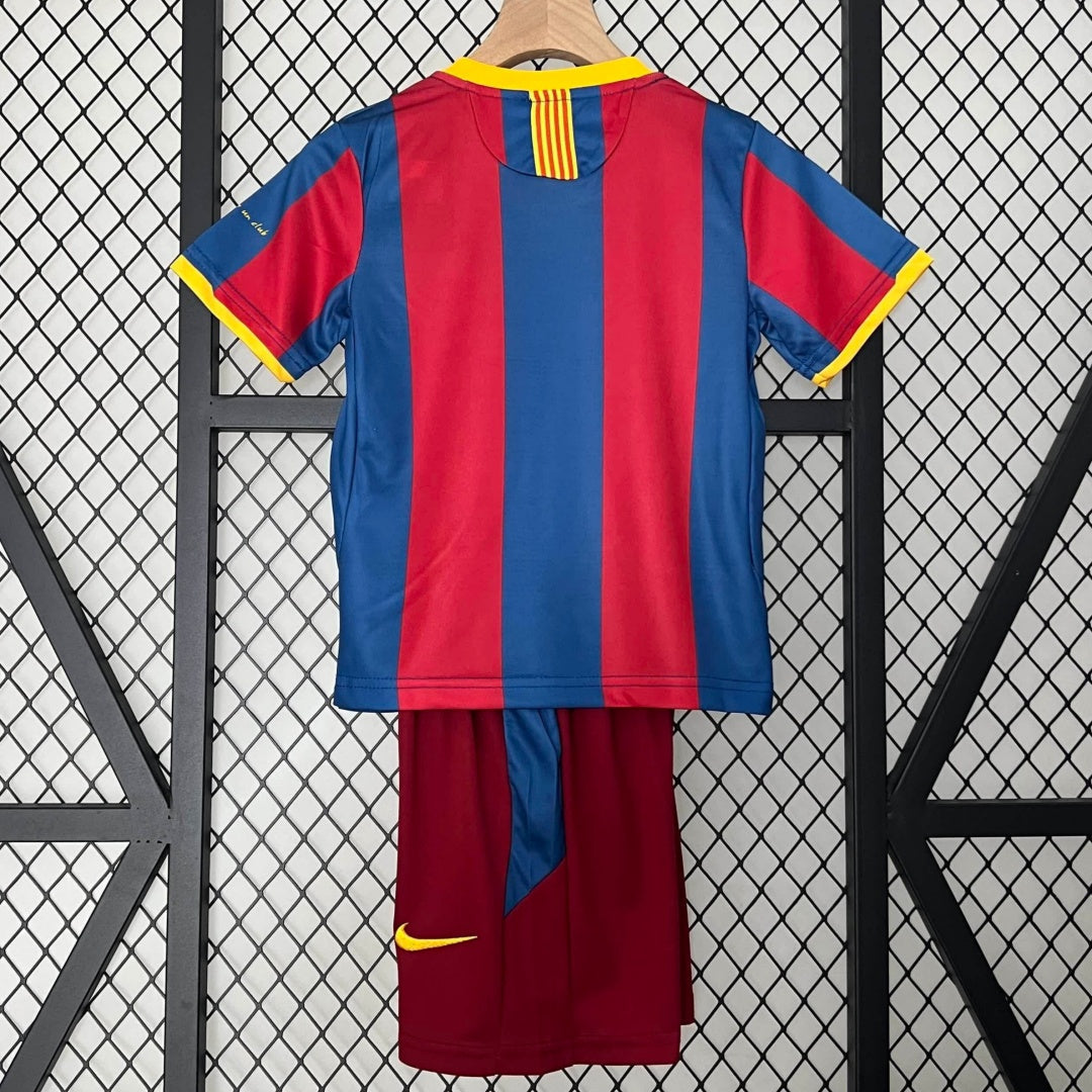 Ensemble Rétro Enfant FC Barcelone Domicile 2010-2011