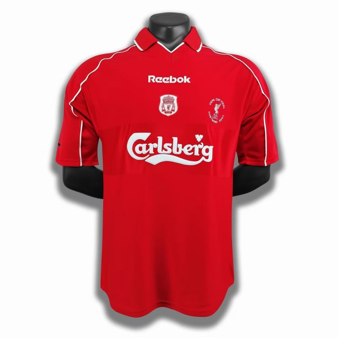 Maillot Rétro Liverpool Domicile 2000-2001 – Style Iconique et Authentique