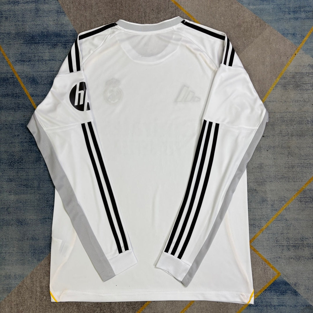 Maillot Domicile Real Madrid 2025/26 à Manches Longues