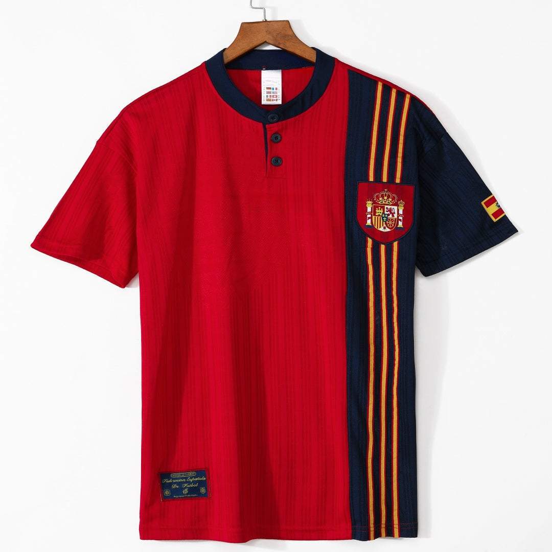 Maillot Espagne 1996 Rétro – Édition Domicile Icônique