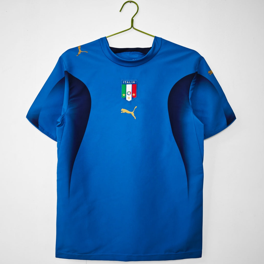 Maillot Rétro Italie 2006 – Édition Domicile Authentique