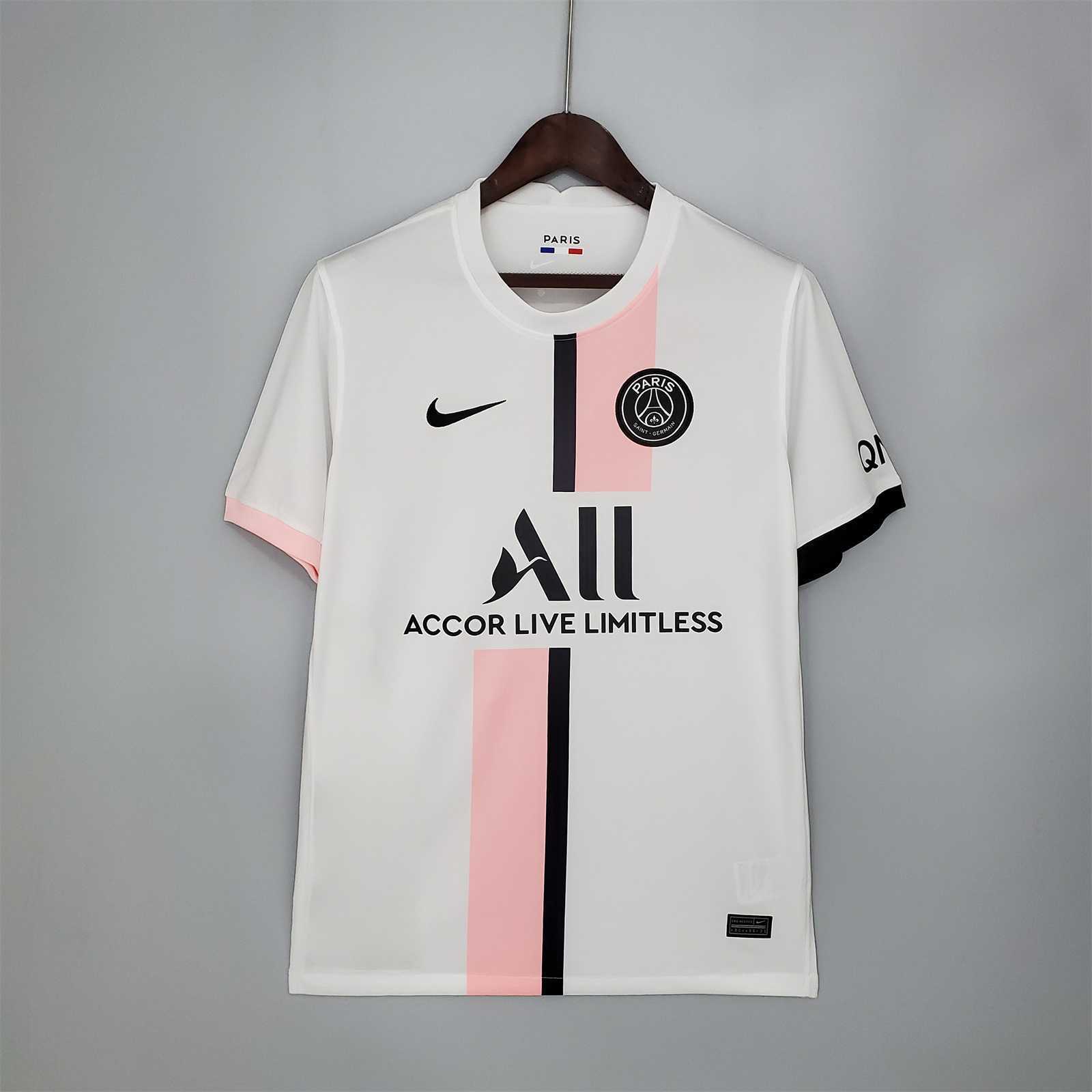 PSG Retro White Maillot 2021-2022 – Classic Paris Saint-Germain Jersey