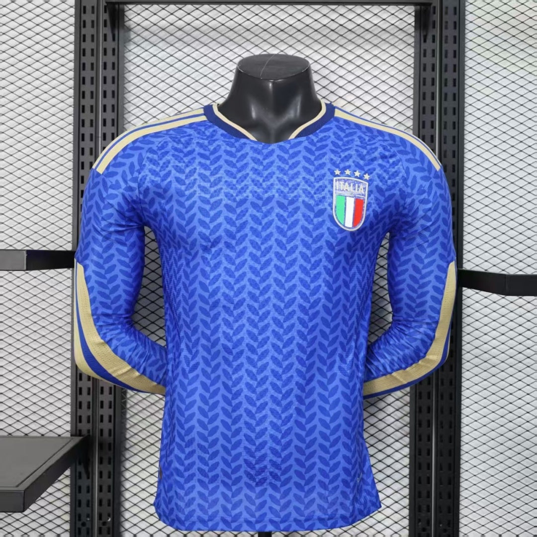 Maillot Italie Domicile Player 2025/26 à Manches Longues