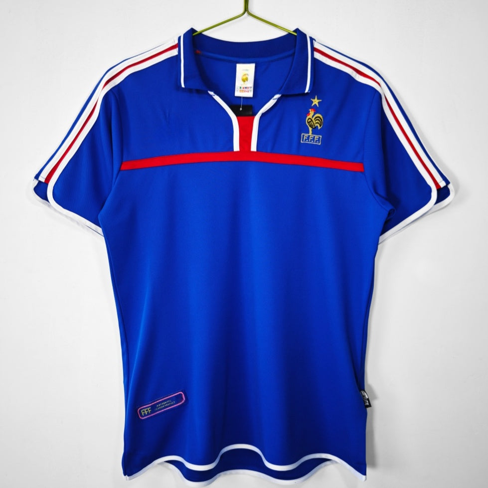 Maillot Rétro France Domicile 2000 – Style Authentique et Légendaire