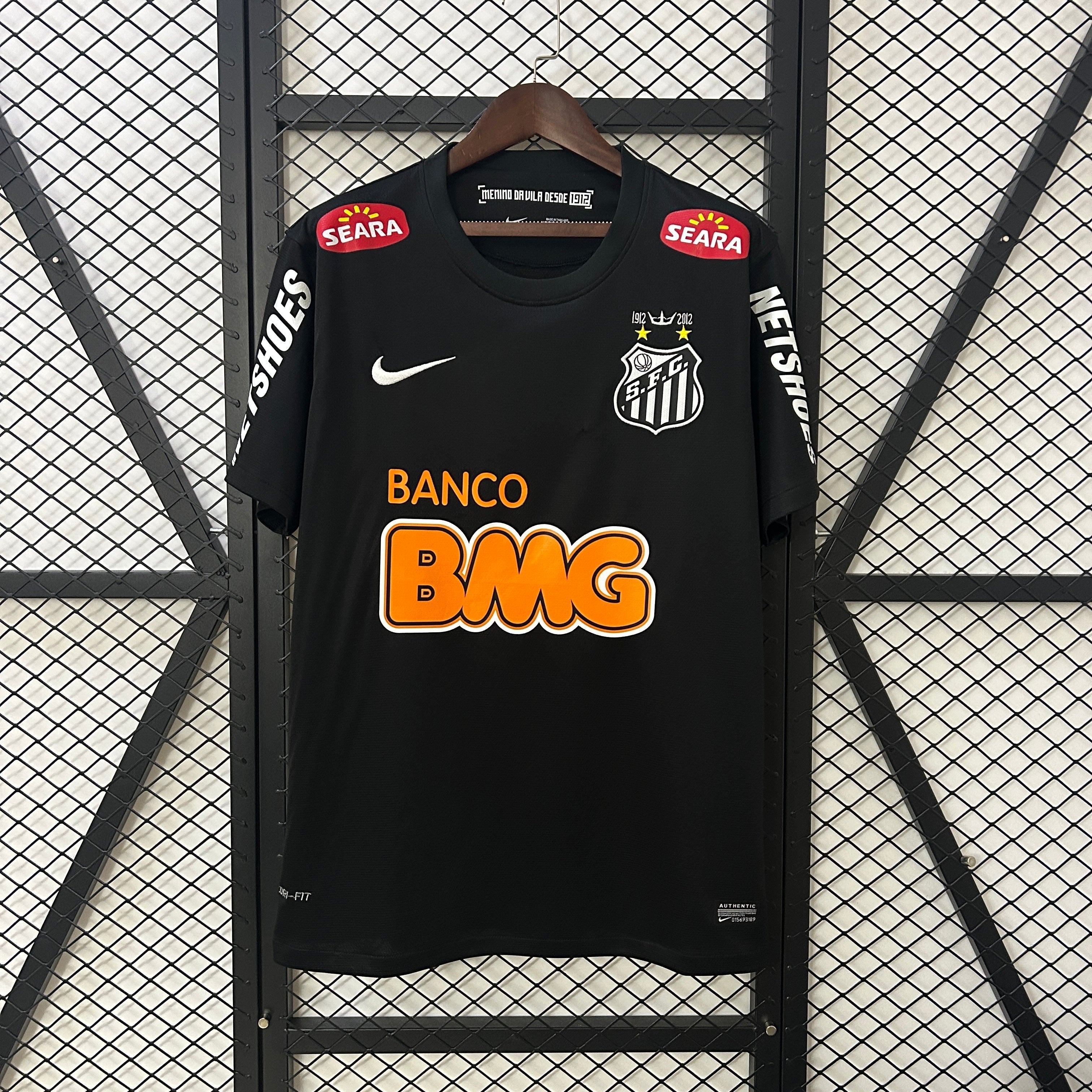 Maillot Rétro Santos Noir 2025/26