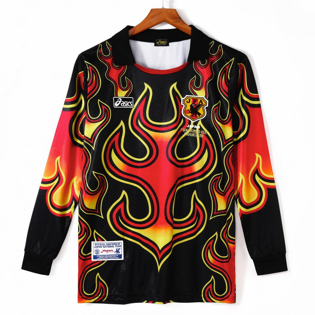Maillot Rétro du Japon 1998 à Manches Longues
