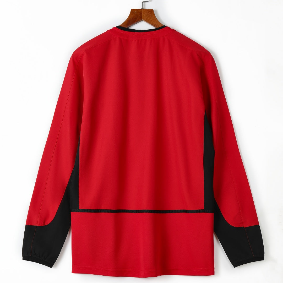 Maillot Rétro Manchester United Domicile 2002-2004 à Manches Longues
