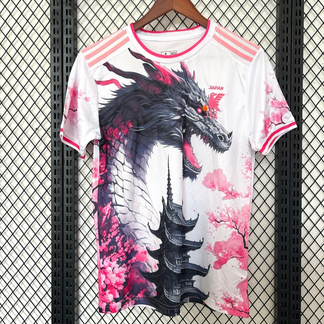 Maillot Japon 2025/2026 Édition Spéciale Dragon Blanc