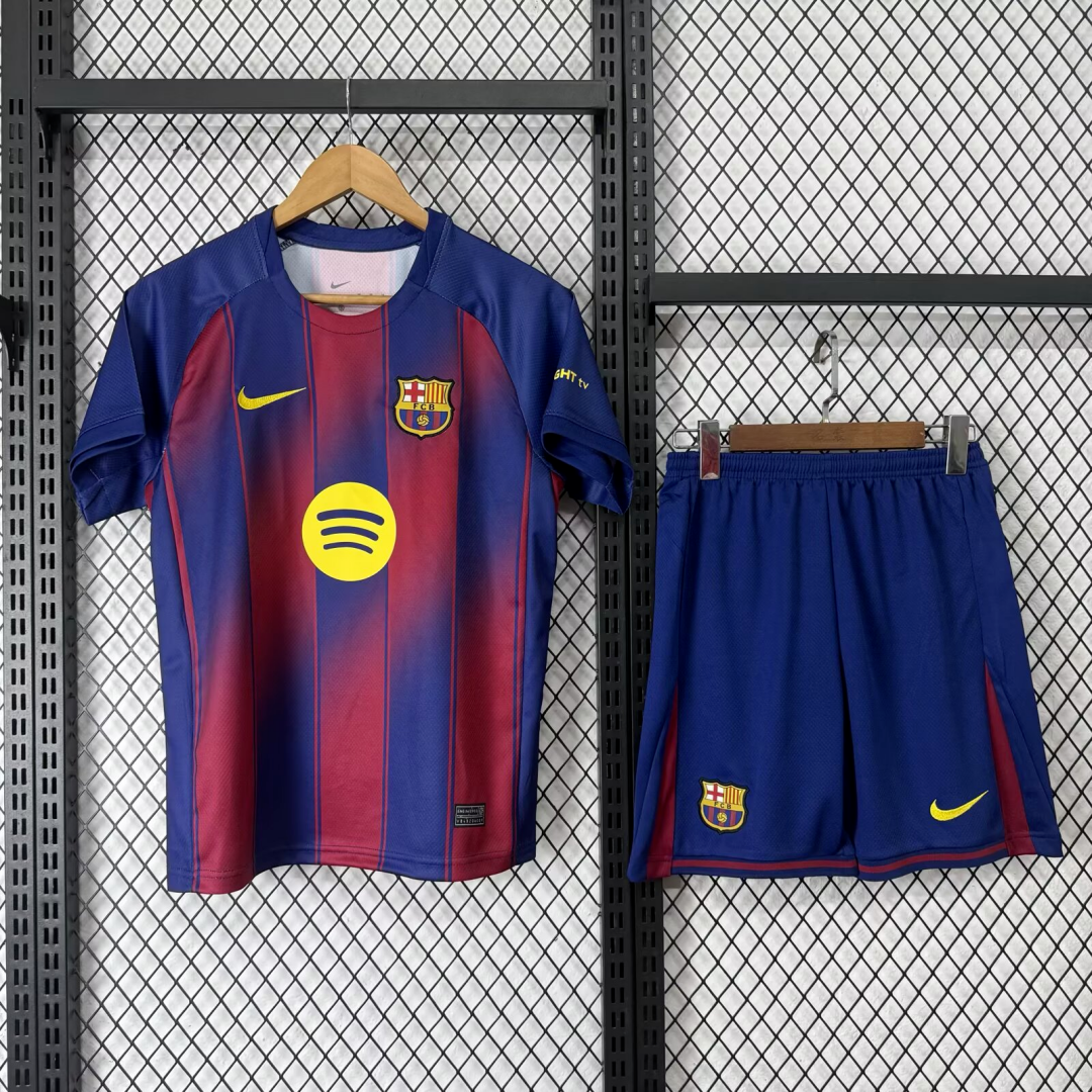 Ensemble Maillot & Short FC Barcelone Domicile 2025/26 pour Adulte