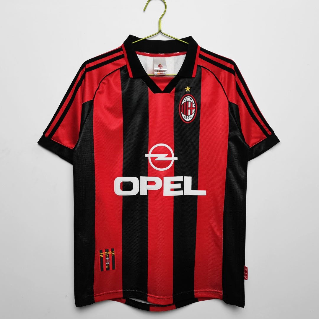 Maillot Rétro AC Milan Domicile 1998-1999 – Édition Vintage Iconique