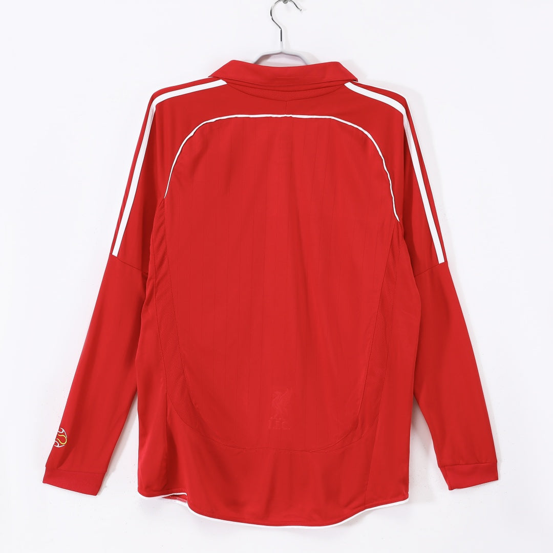 Maillot Rétro Liverpool Domicile 2006-2007 à Manches Longues